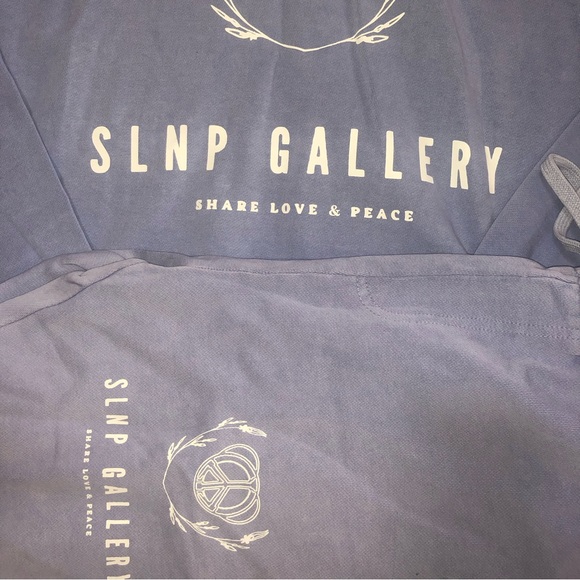 SLNP Gallery Share Love & Peace Premium Purple Ice Joggers - Picture 4 of 4